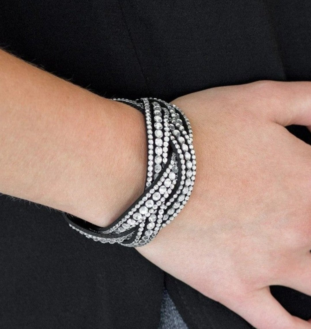 Paparazzi Bring On The Bling Black Urban Bracelet