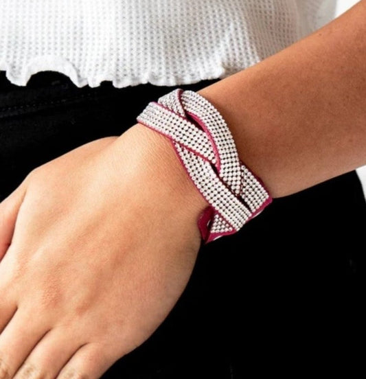 Paparazzi Nice Girls Finish Last Pink Urban Bracelet