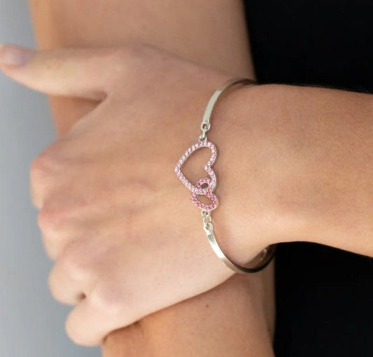 Paparazzi Cupid Is Calling Pink Bracelet