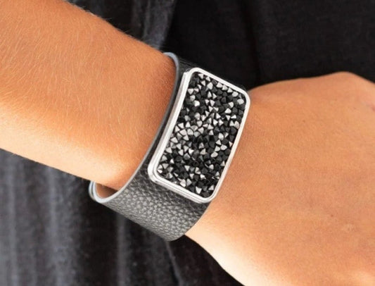 Paparazzi Interstellar Shimmer Black Urban Bracelet