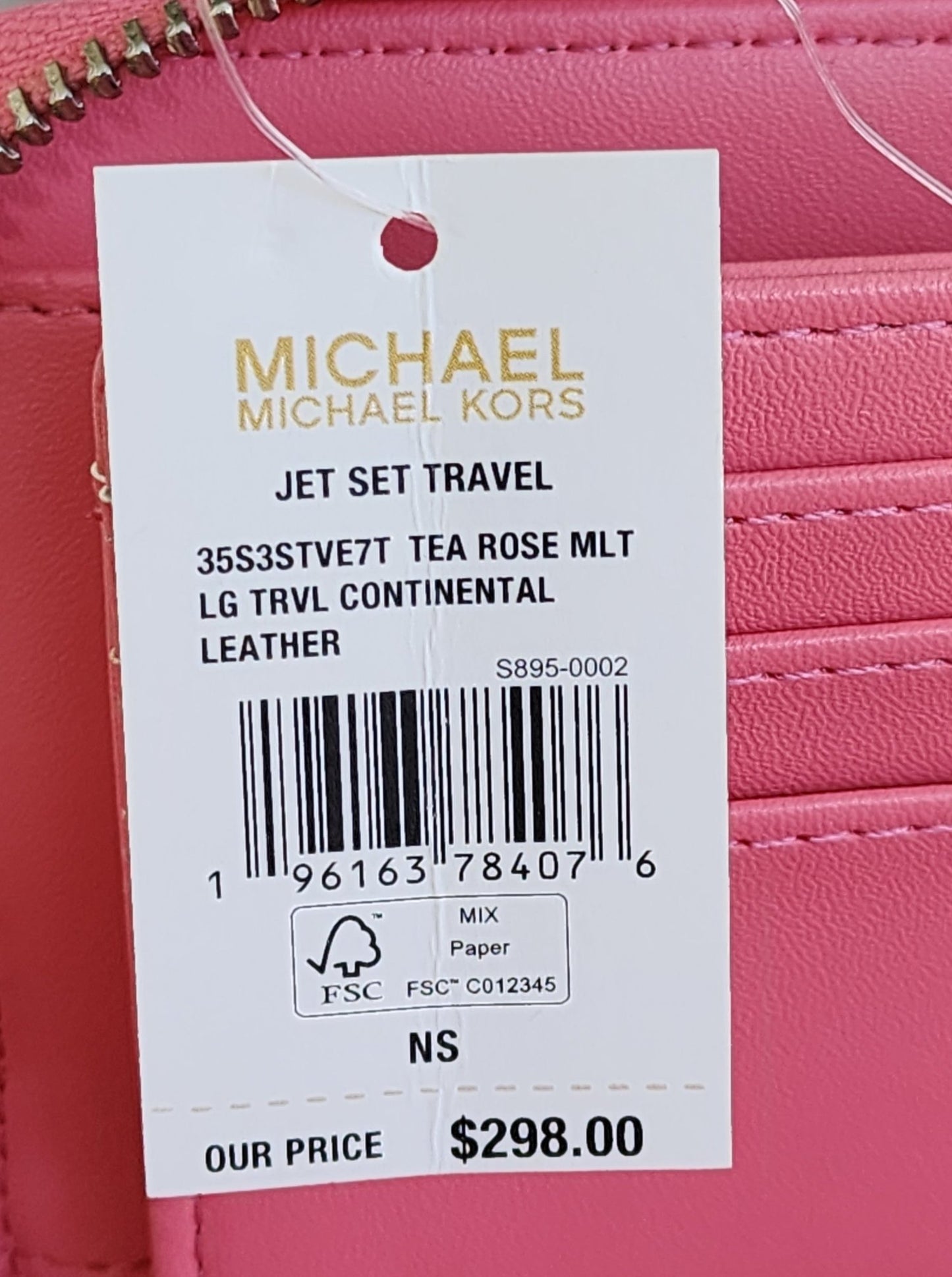 Michael Kors Jet Set Continental Wristlet Wallet