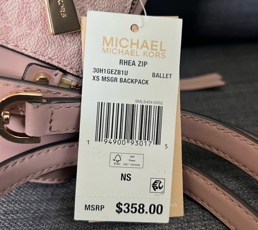 Michael Kors Rhea Logo XS Backpack Pink