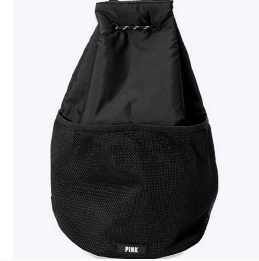 Victoria's Secret Drawstring Backpack Black