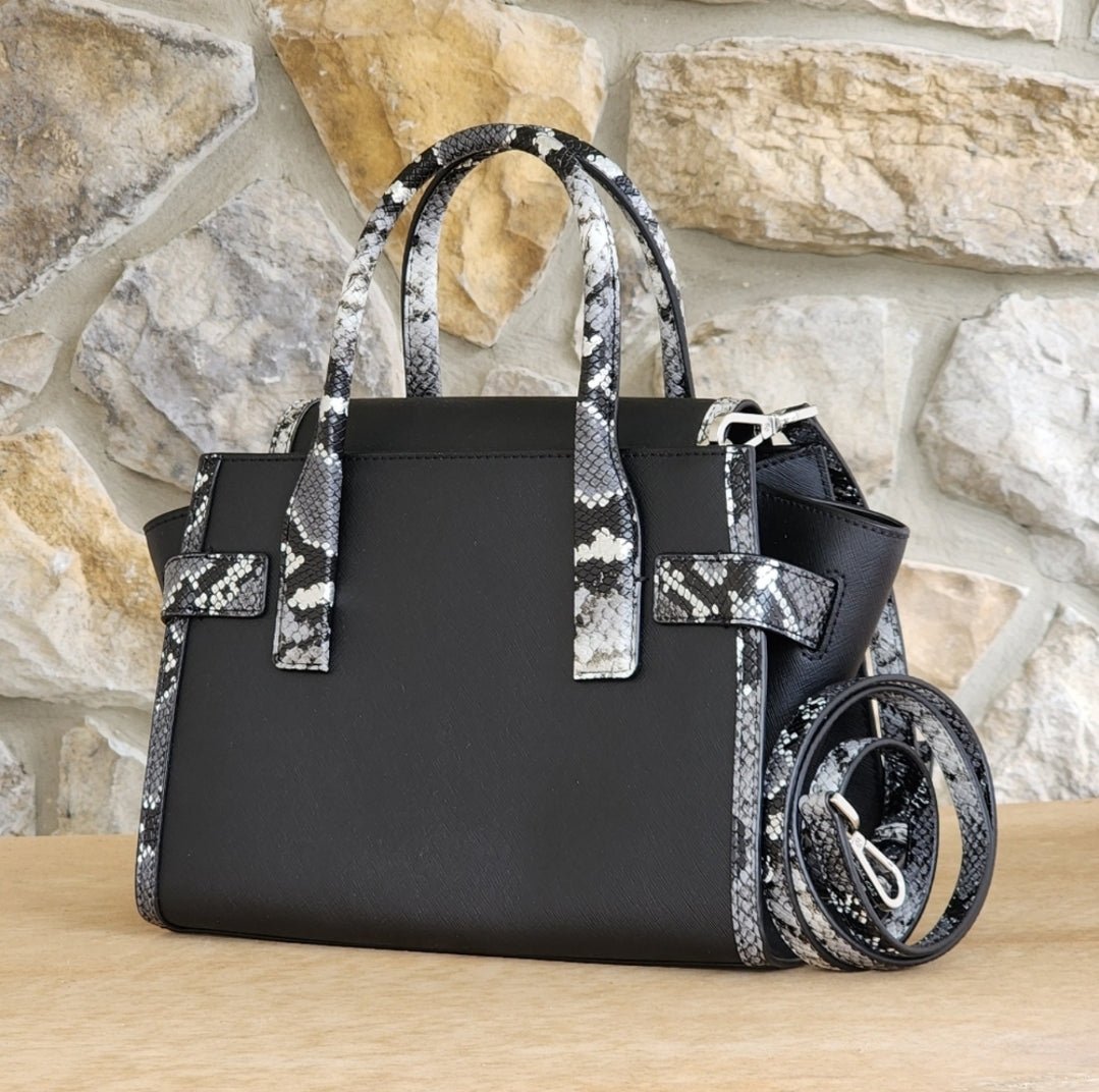 Michael Kors Carmen MD Satchel Black