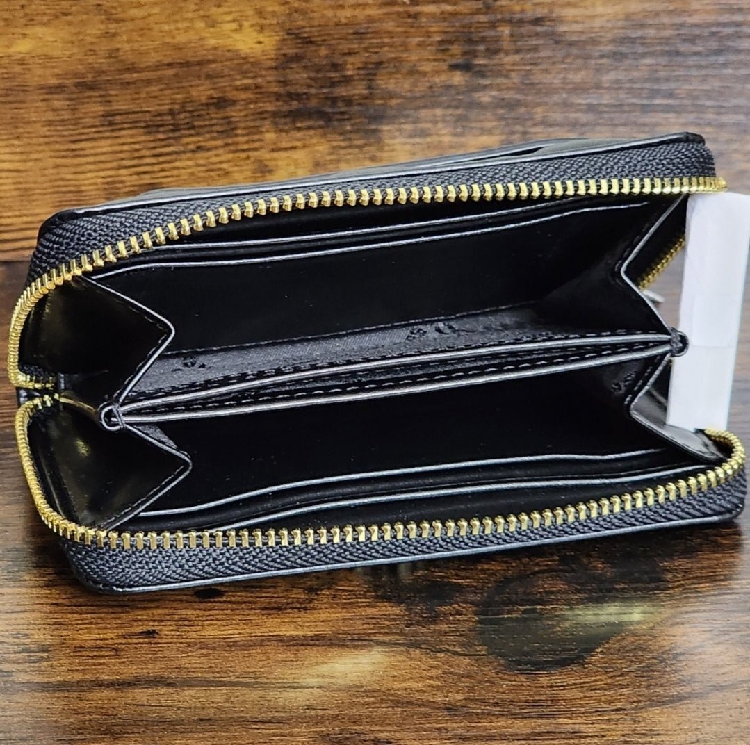 Michael Kors Jet Set SM Card Case Wallet Black