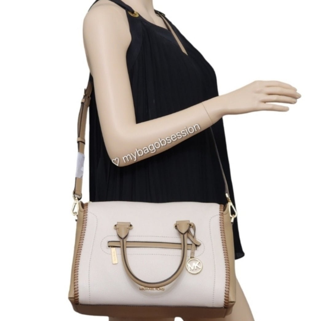 Michael Kors Carine Whipstitch LG Satchel