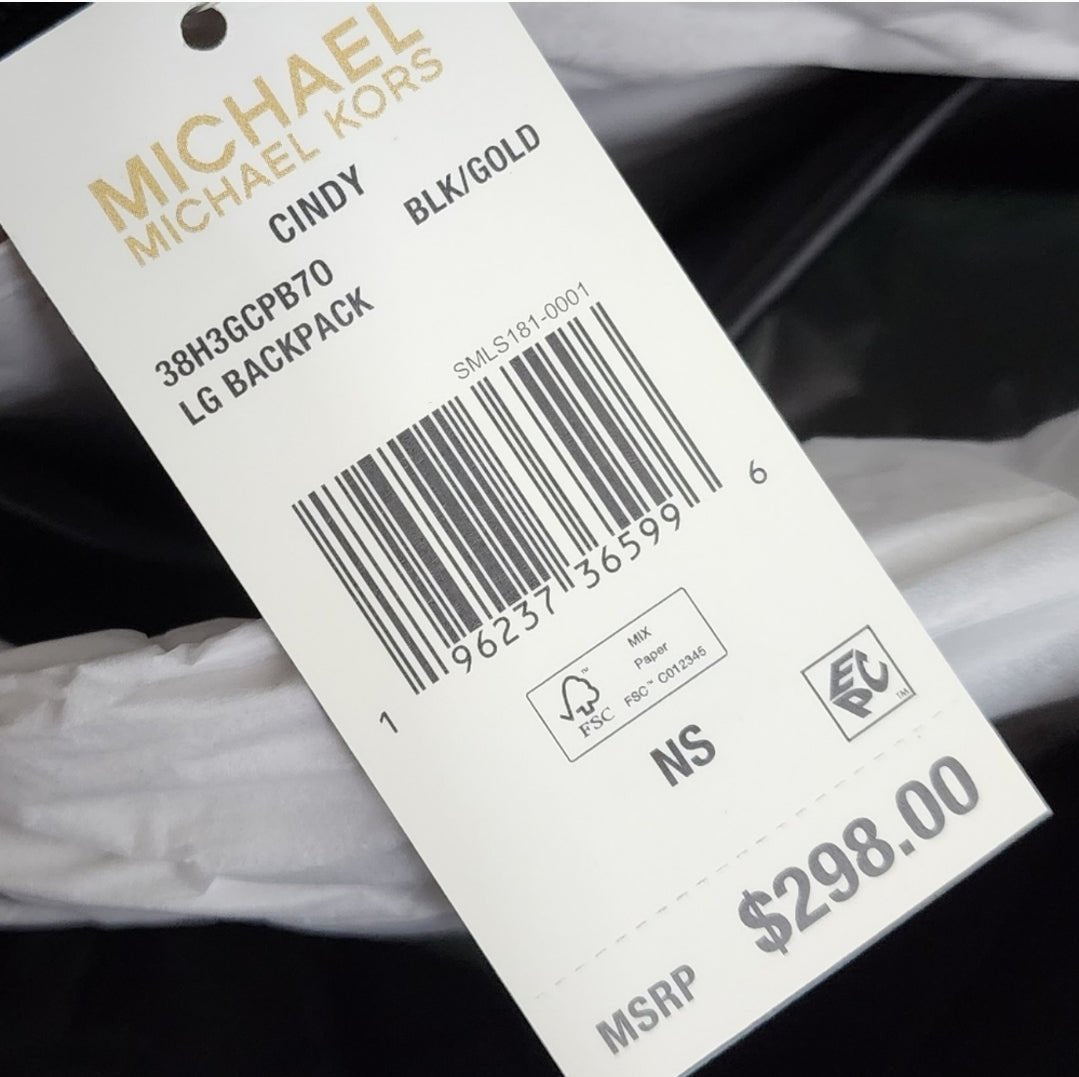 Michael Kors Cindy Logo LG Backpack