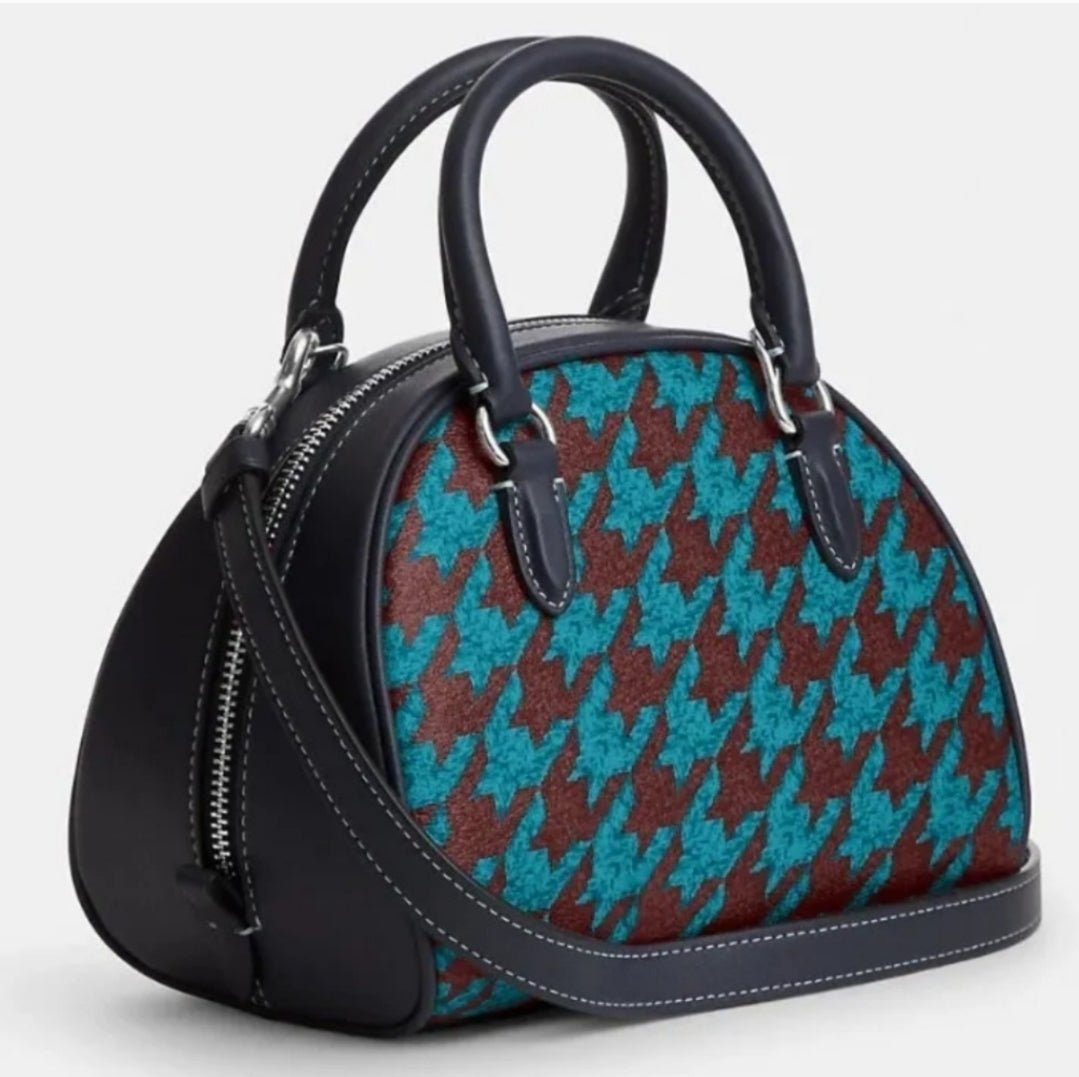 Coach Sydney Houndstooth Crossbody