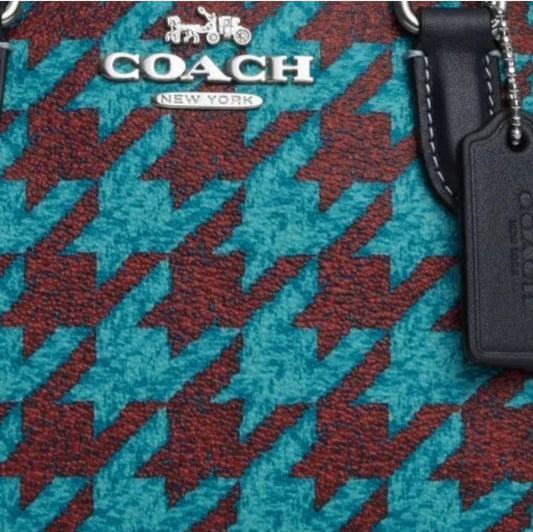 Coach Sydney Houndstooth Crossbody