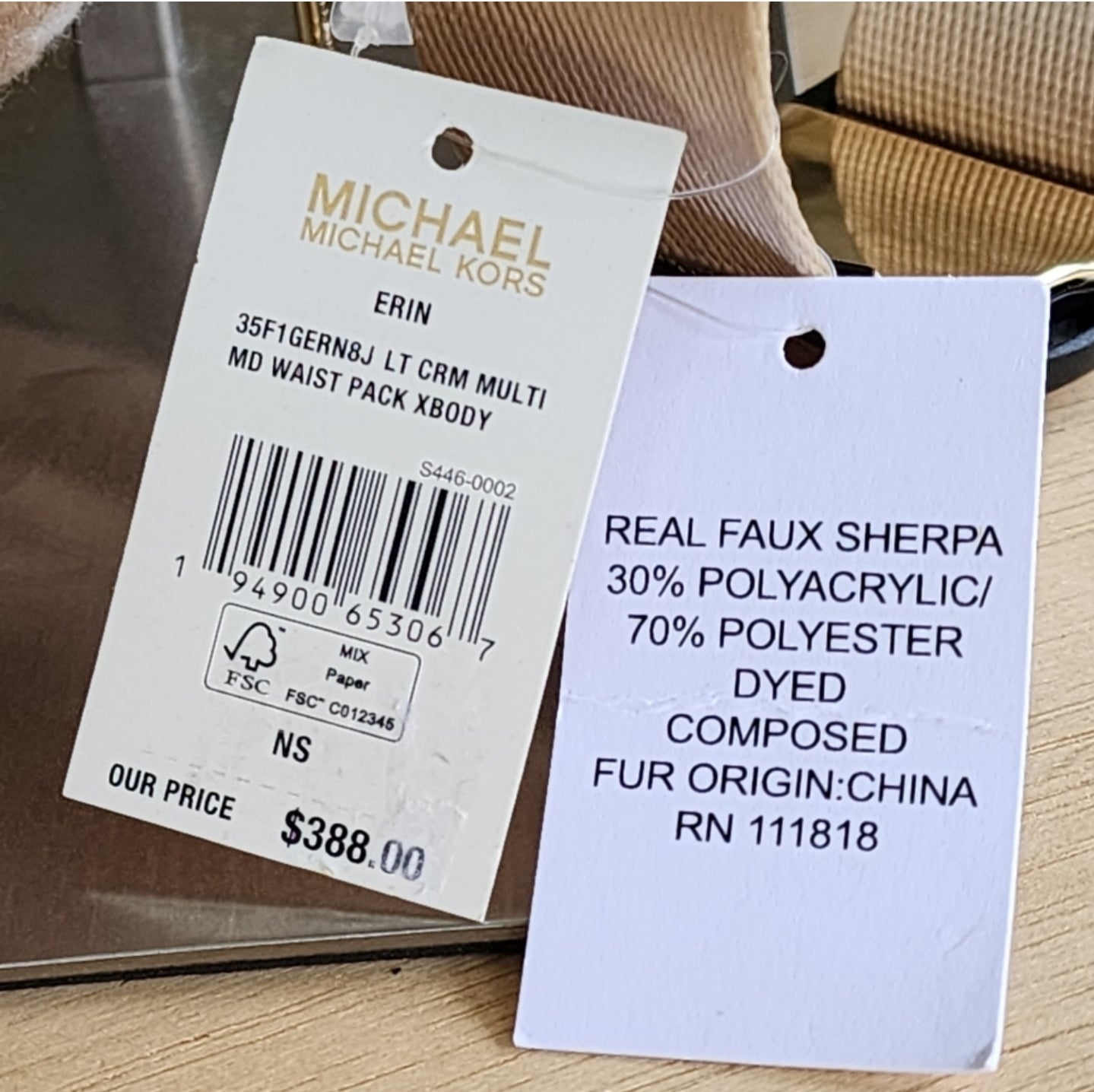 Michael Kors Erin Medium Waist Fanny Pack