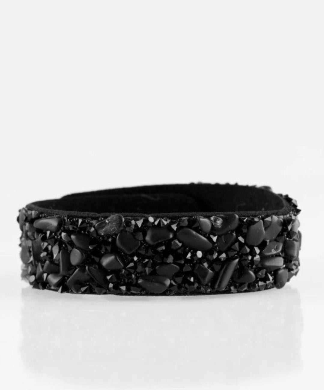 Paparazzi Totally Crushed It Black Urban Bracelet