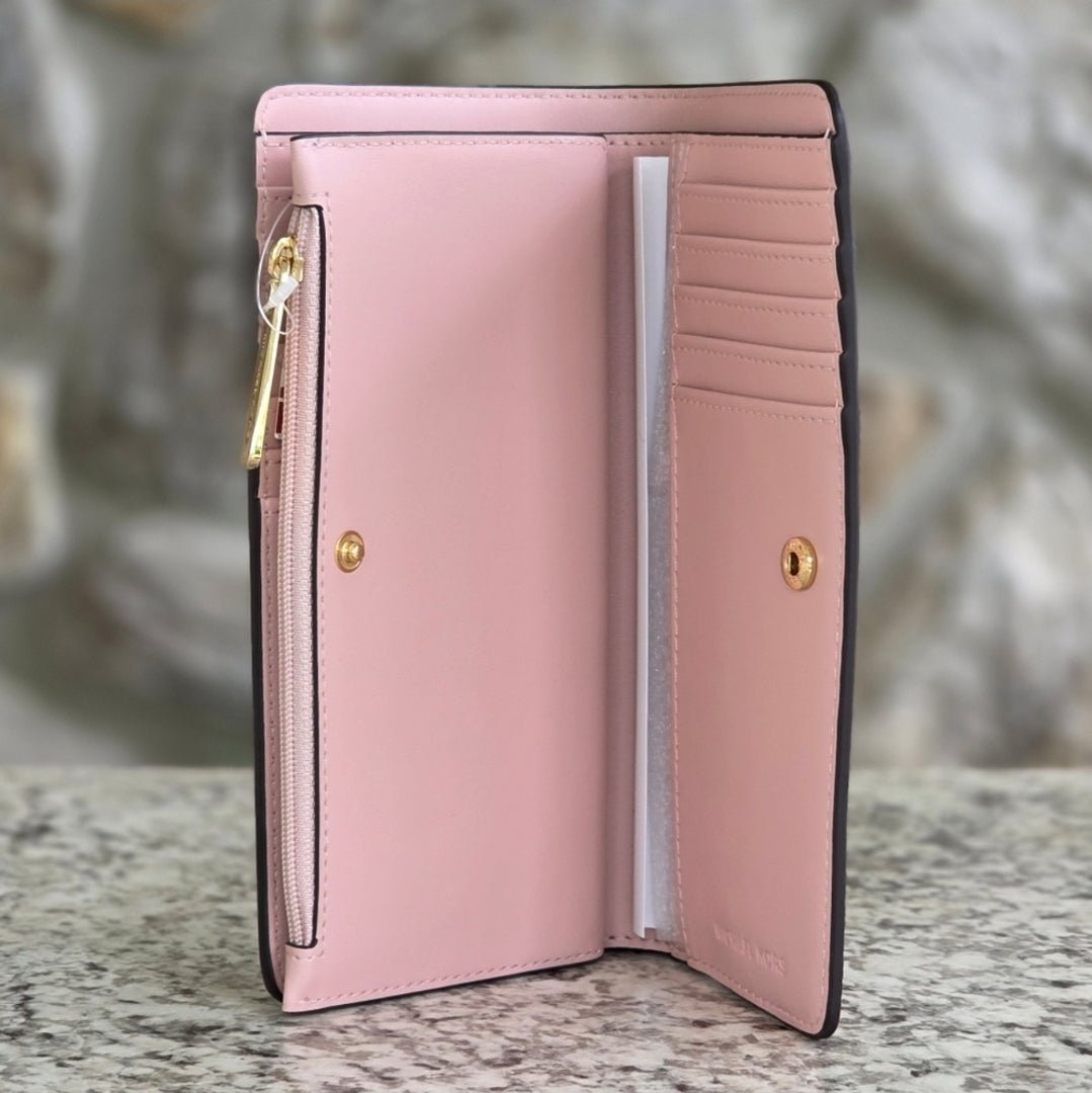 Michael Kors Jet Set Logo Floral Continental Wallet