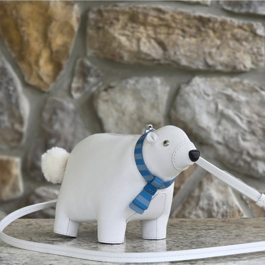 Kate Spade Artic Friends Polar Bear Novelty Crossbody White
