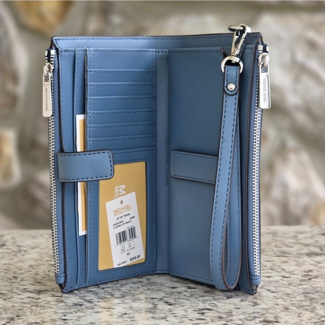 Michael Kors Mirella Logo Medium Tote SET Blue