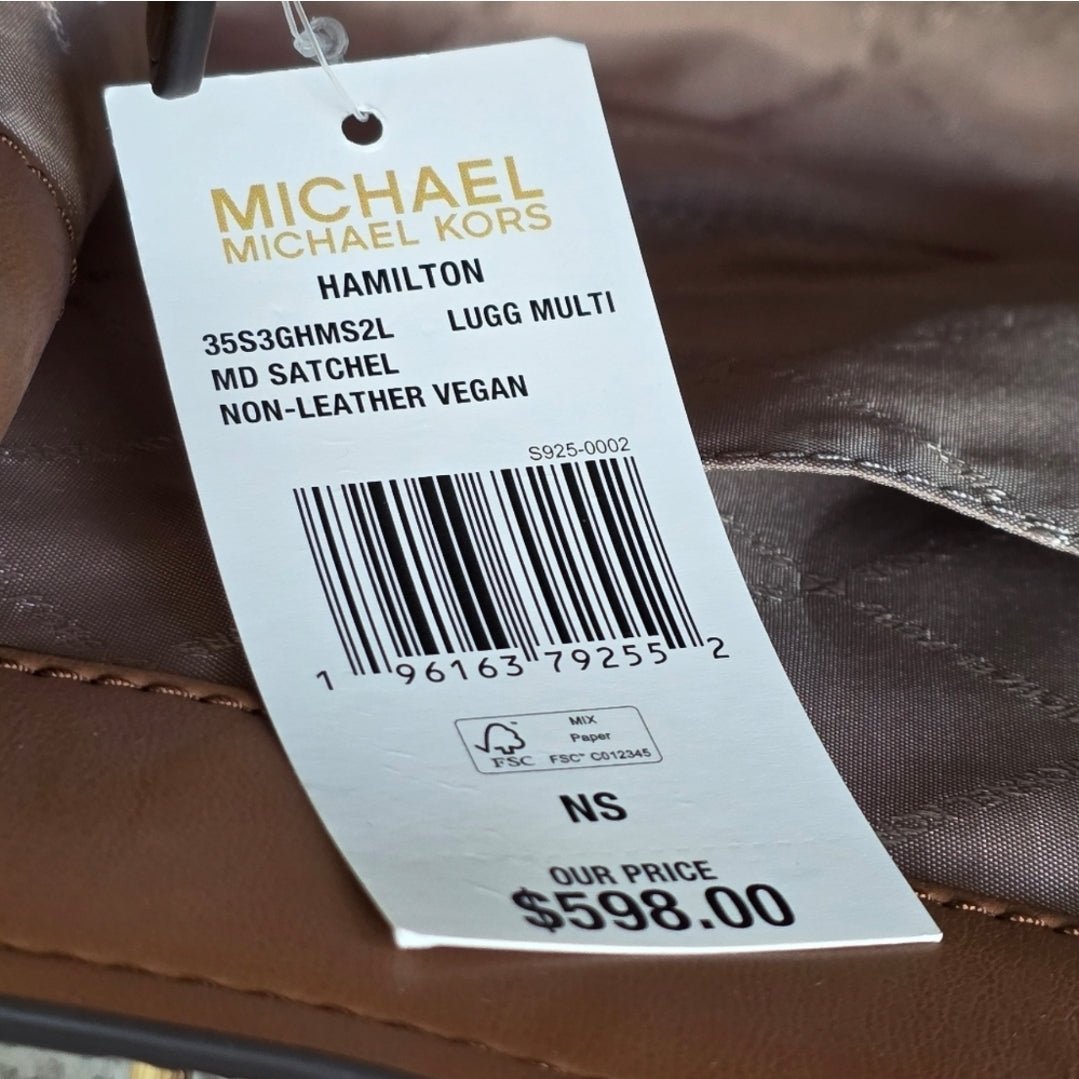 Michael Kors Hamilton MD Satchel Brown