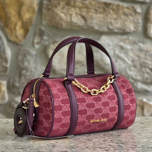 Michael Kors Zooey Logo Barrel MD Crossbody