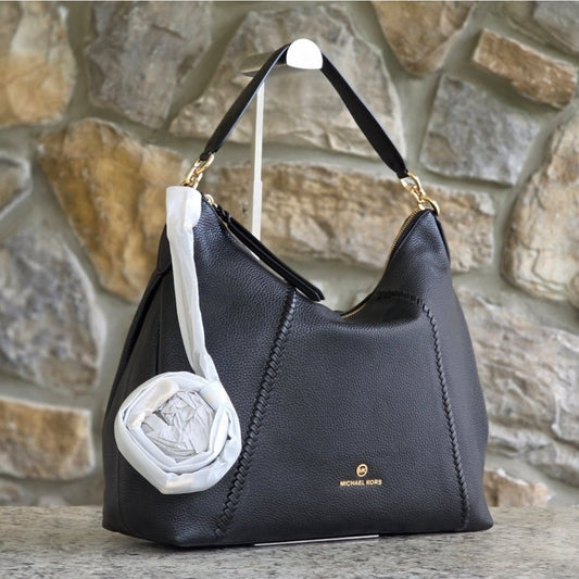 Michael Kors Sienna LG Convertible Shoulder Bag Black