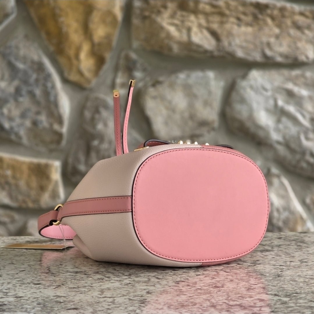 Michael Kors Reed Bucket Medium Pink Crossbody