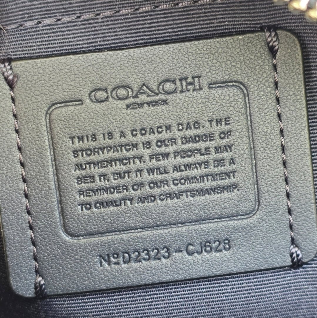 Coach Sydney Houndstooth Crossbody