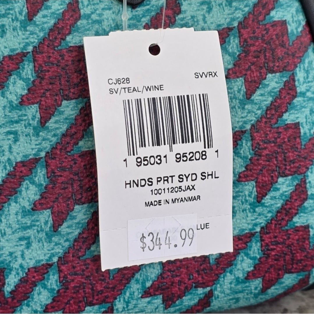 Coach Sydney Houndstooth Crossbody