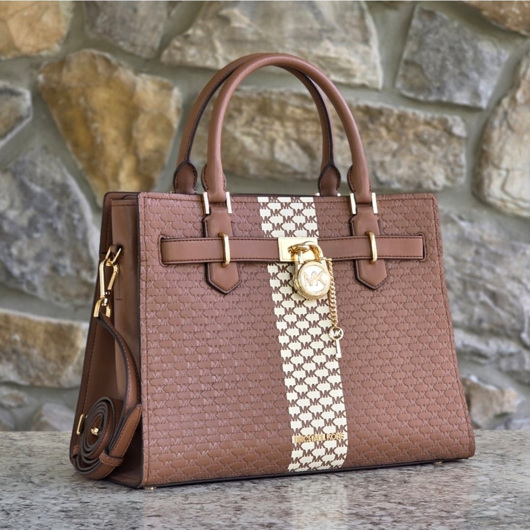 Michael Kors Hamilton MD Satchel Brown