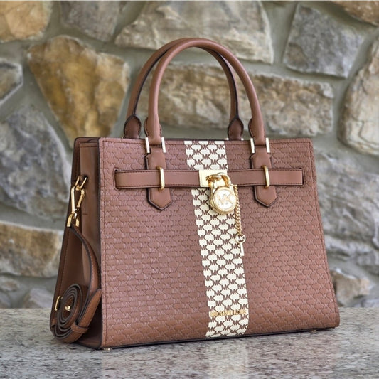 Michael Kors Hamilton MD Satchel Brown