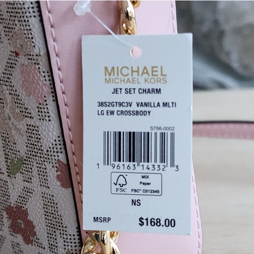 Michael Kors Jet Set LG Floral Crossbody
