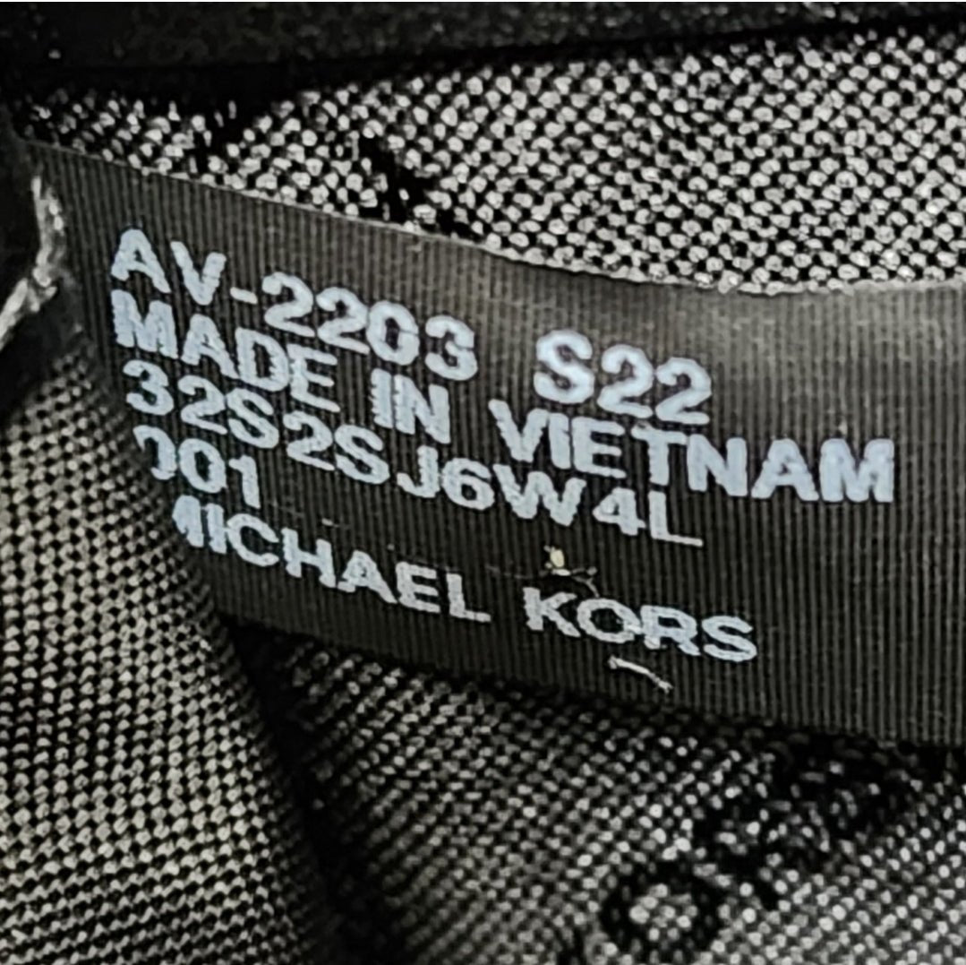 Michael Kors Sinclair Embossed Logo Tote SET Black