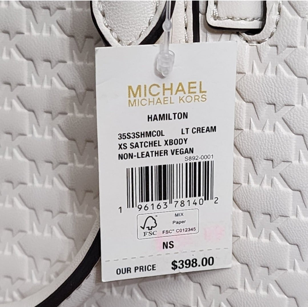 Michael Kors Hamilton XS Crossbody White