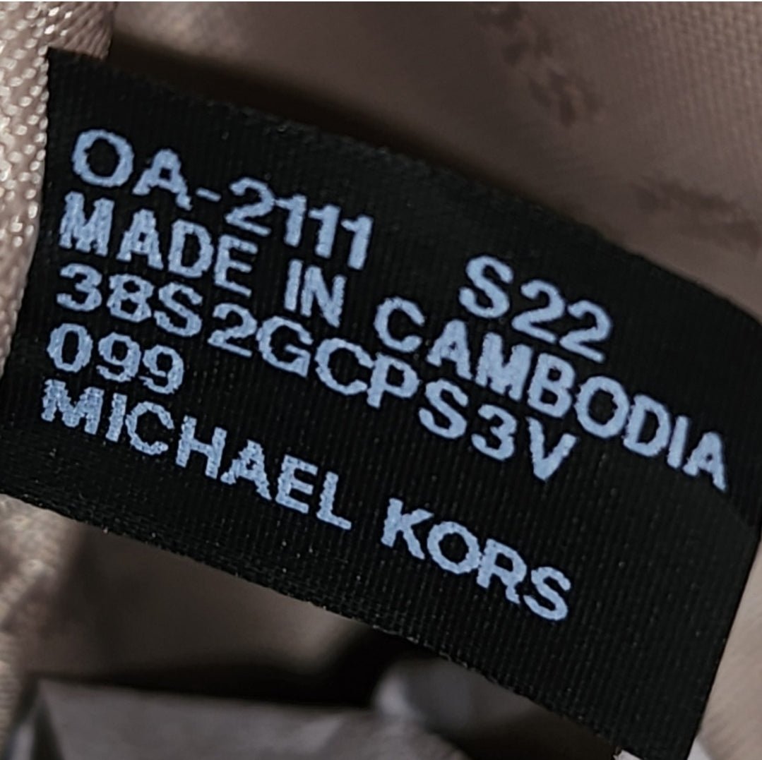 Michael Kors Cindy Logo Floral LG Satchel