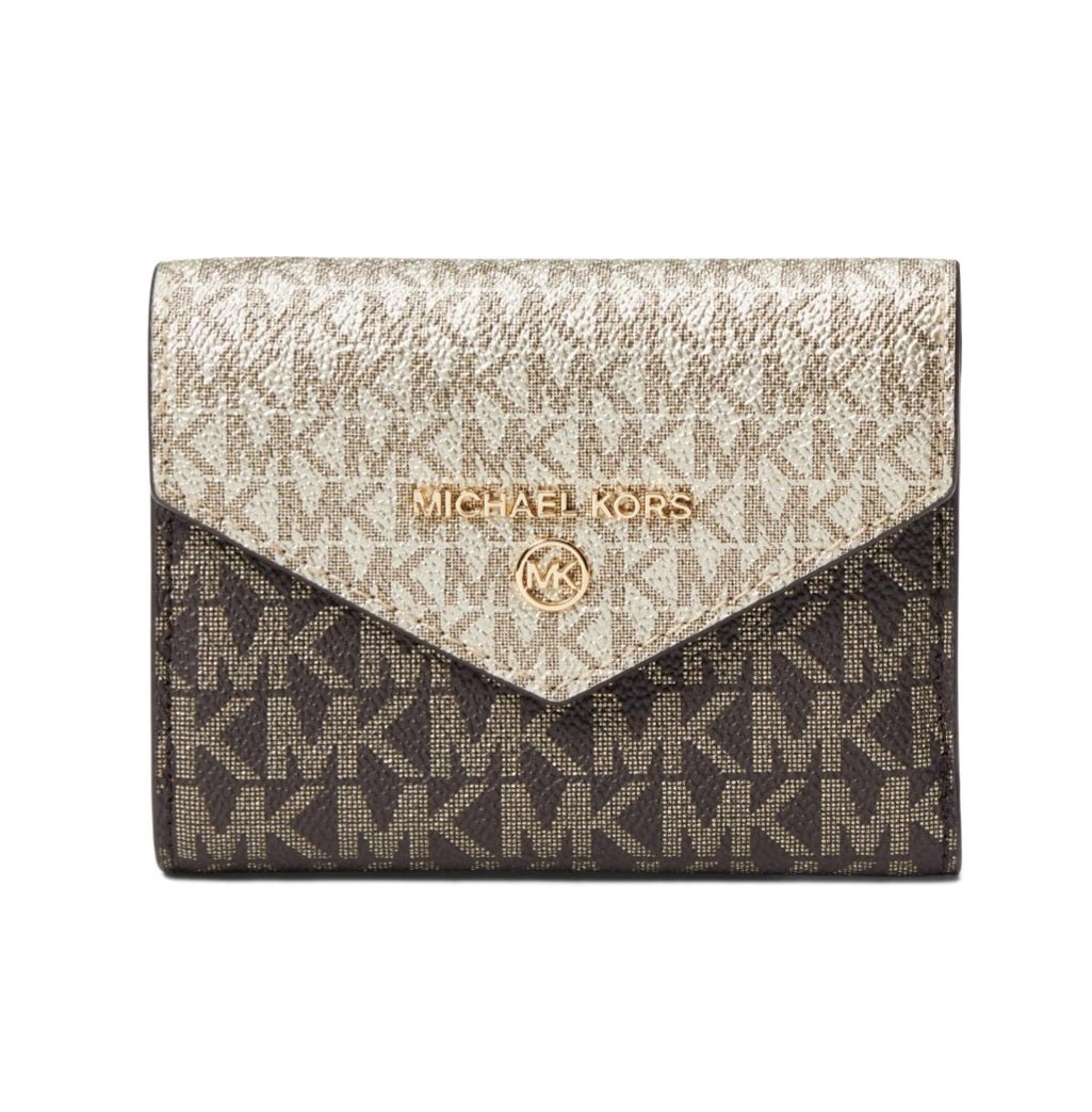 Michael Kors Jet Set Logo MD Envelope Trifold Wallet
