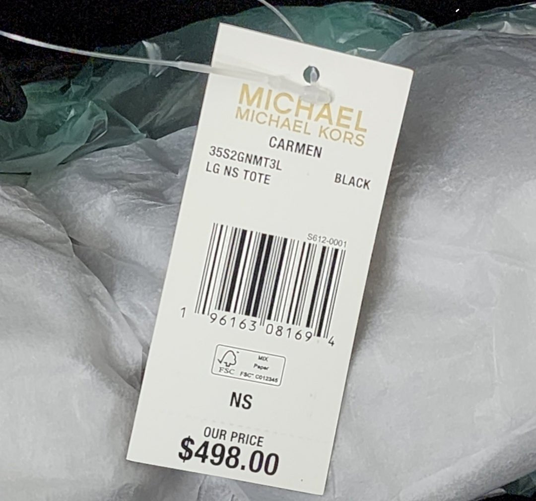 Michael Kors Carmen LG Tote Black