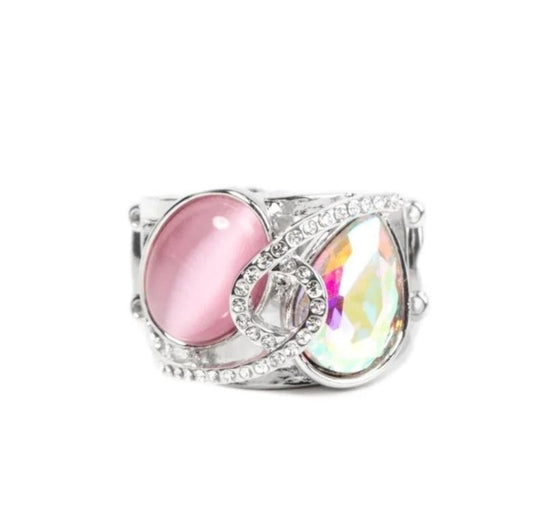 Paparazzi SELFIE-Indulgence Pink Ring