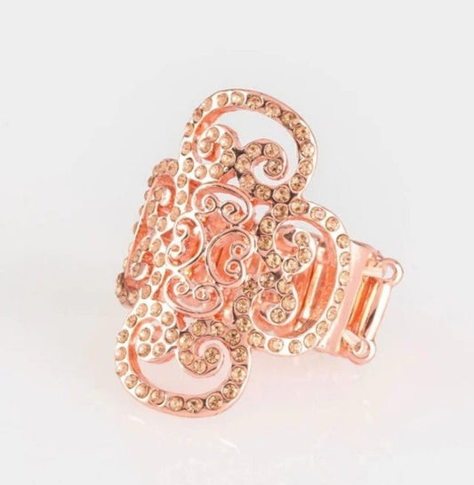 Paparazzi Regal Regalia Copper Ring