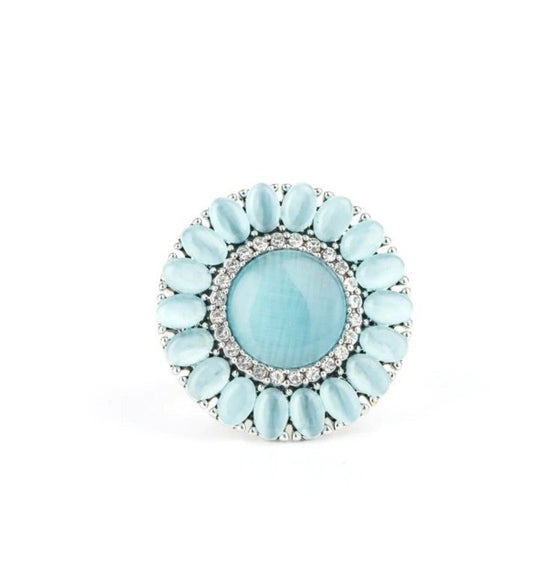 Paparazzi Elegantly Eden Blue Ring