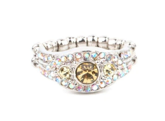 Paparazzi Celestial Crown Yellow Ring
