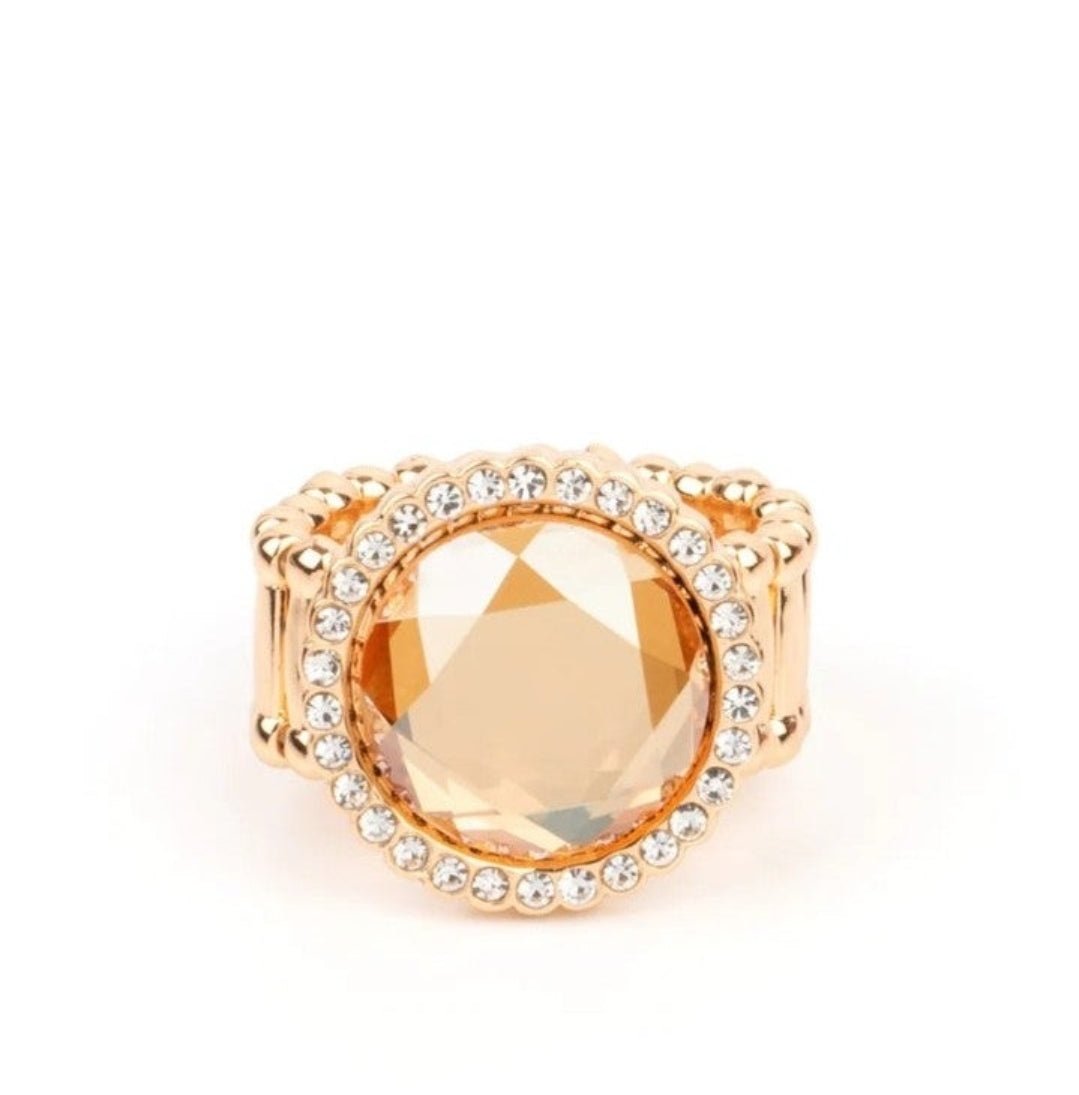 Paparazzi Crown Culture Gold Ring