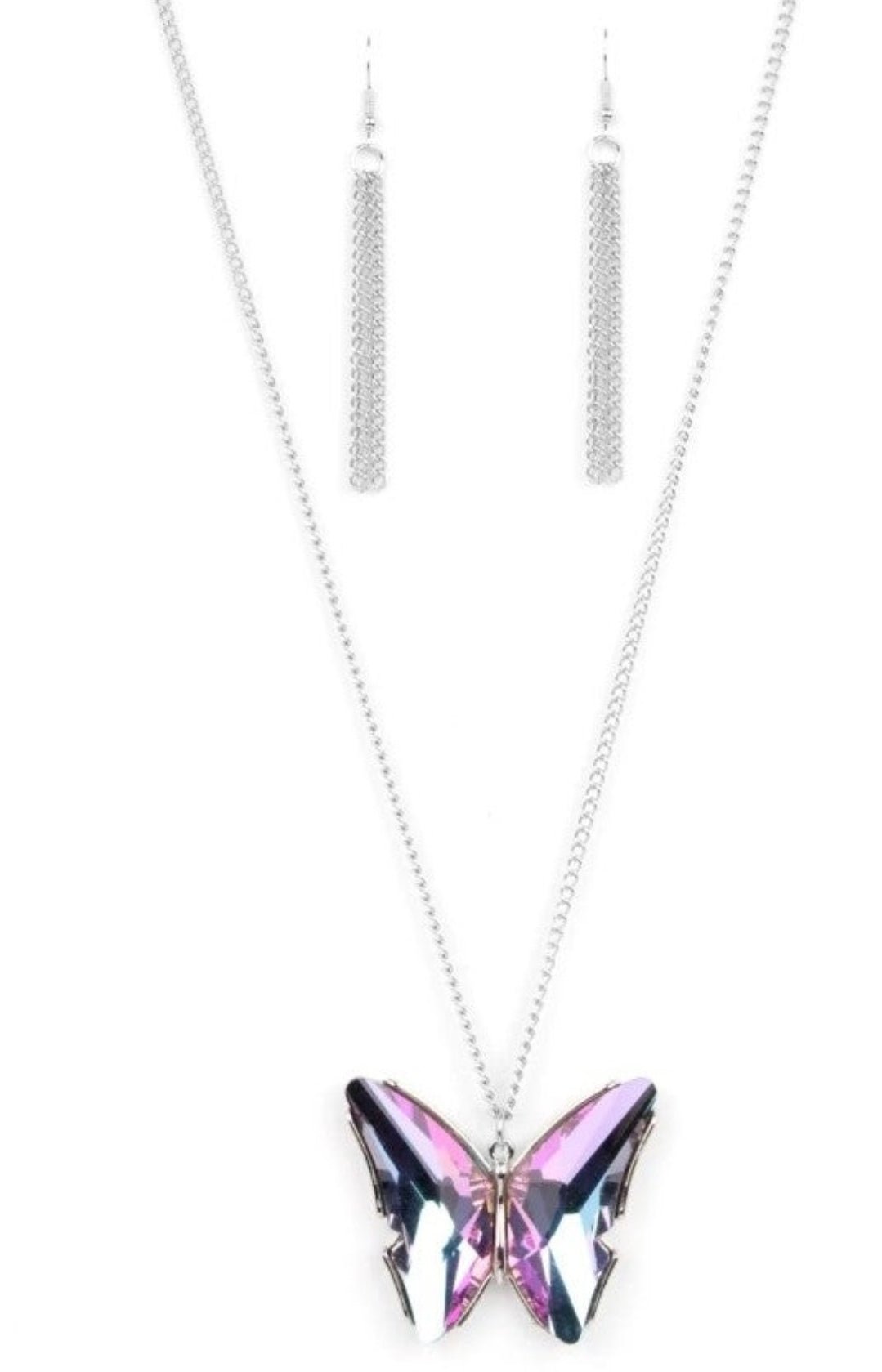 Paparazzi The Social Butterfly Effect Multi Necklace & Earrings