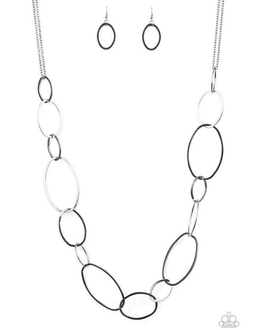 Paparazzi City Circut Black Necklace