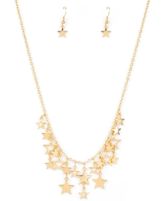 Paparazzi Stellar Stardom Necklace & Earrings