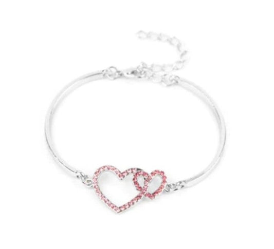 Paparazzi Cupid Is Calling Pink Bracelet