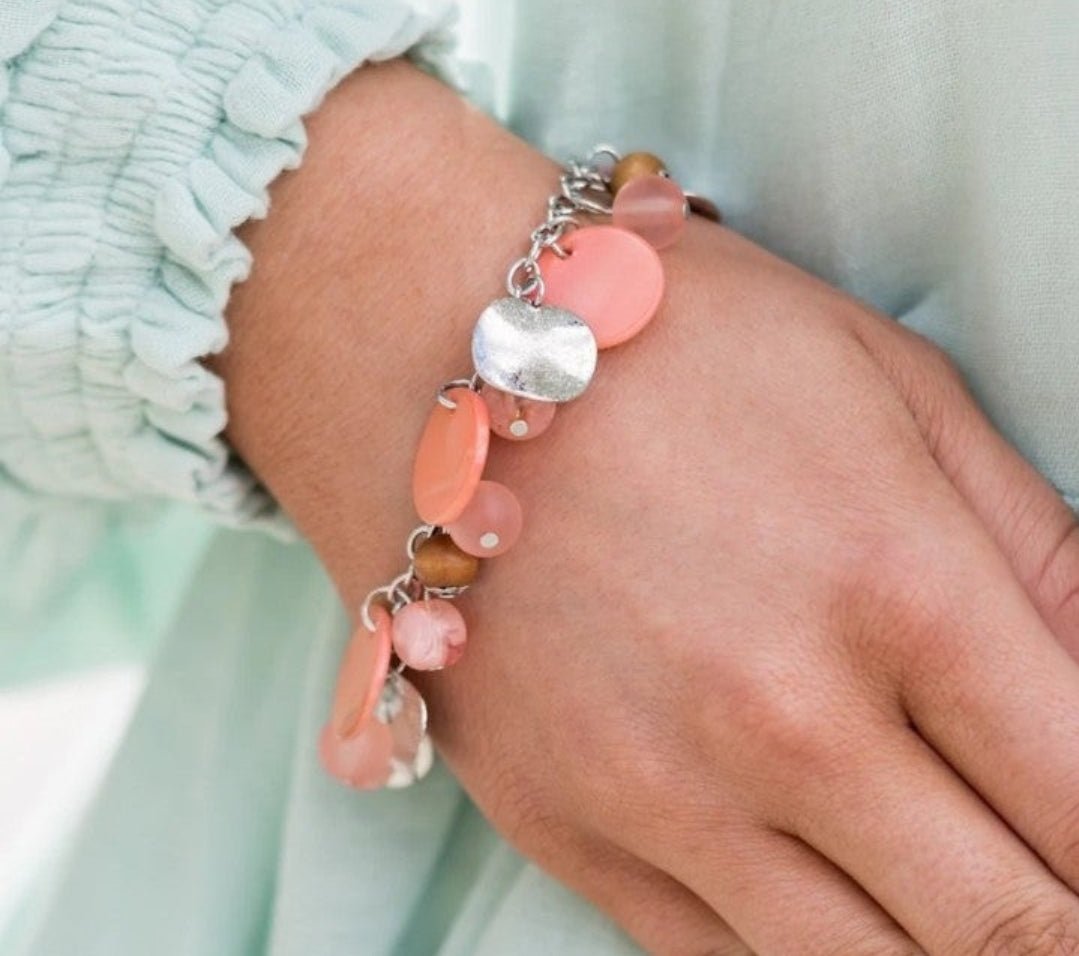 Paparazzi Springtime Springs Orange Bracelet