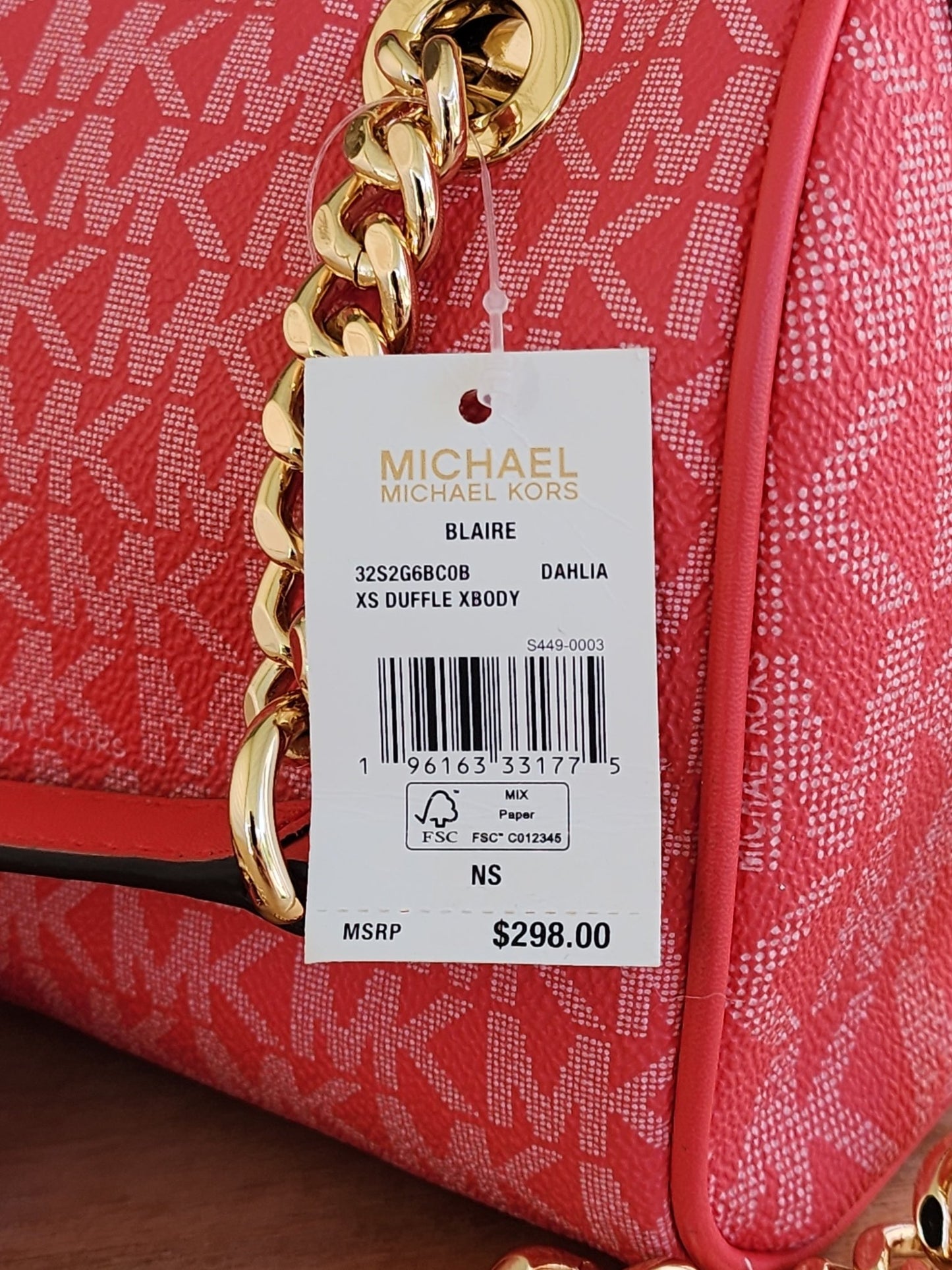 Michael Kors Blaire Logo XS Duffle Crossbody
